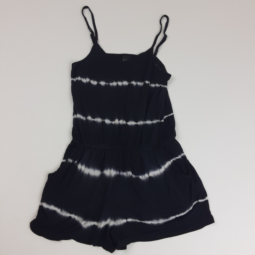 Empyre Batik Black/White Rayon Romper XS